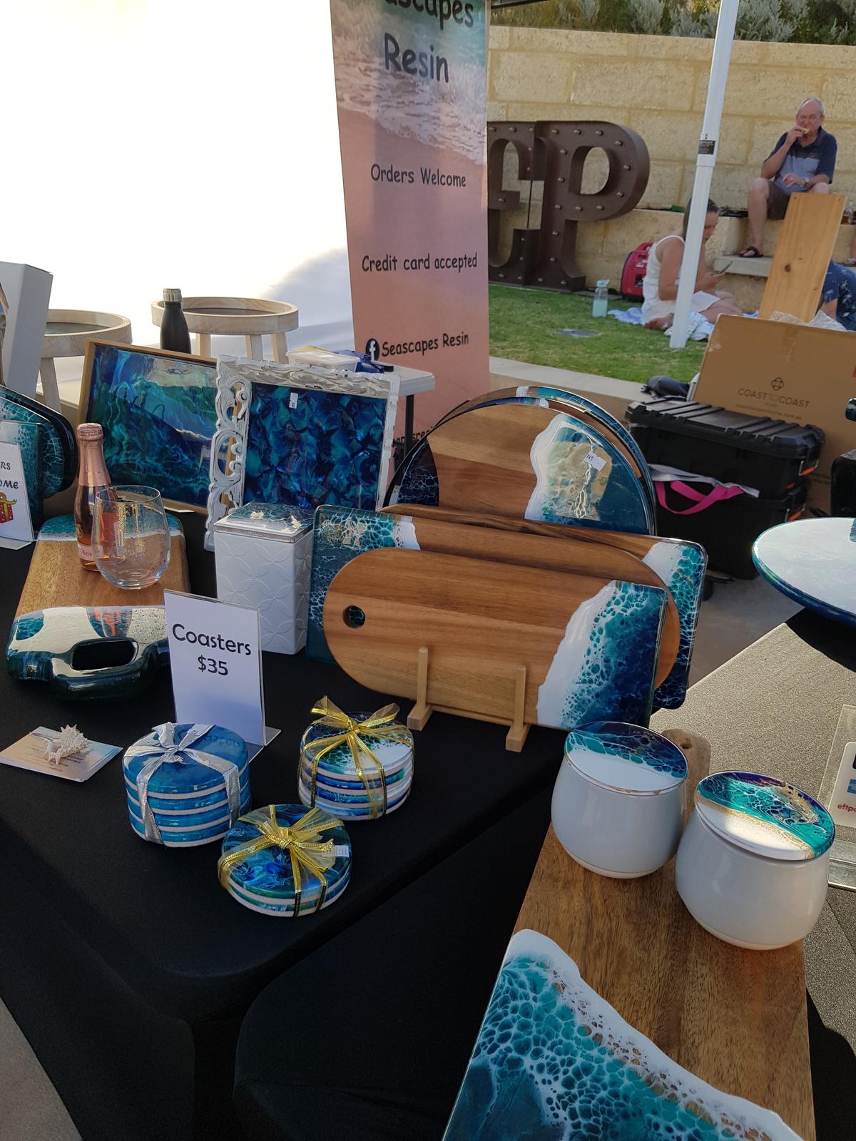 Seascapes Resin Perth Makers Market
